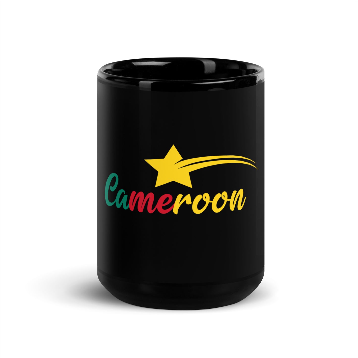 Cameroon Black Glossy Mug