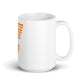 White glossy mug