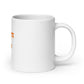 White glossy mug