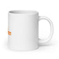 White glossy mug