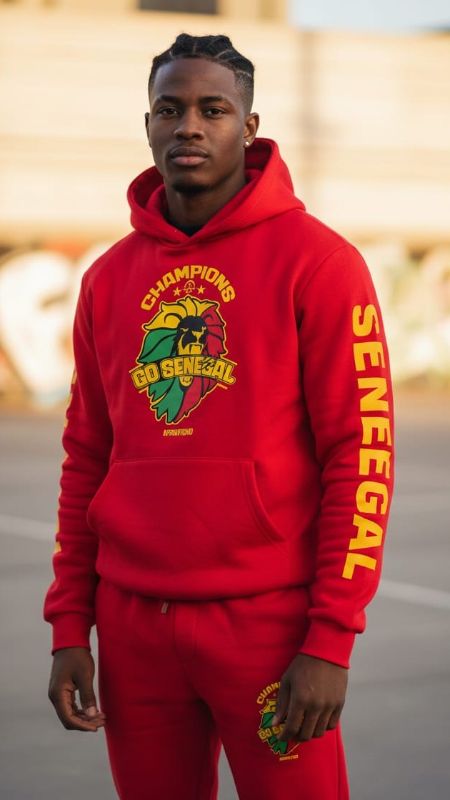 Ensembe jogging adulte Rouge