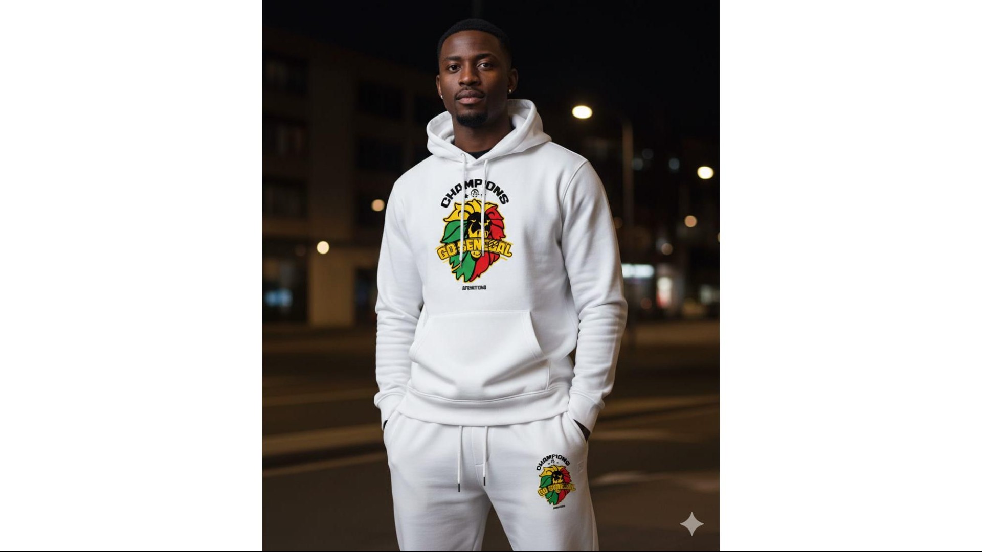 Ensembe jogging adulte Blanc