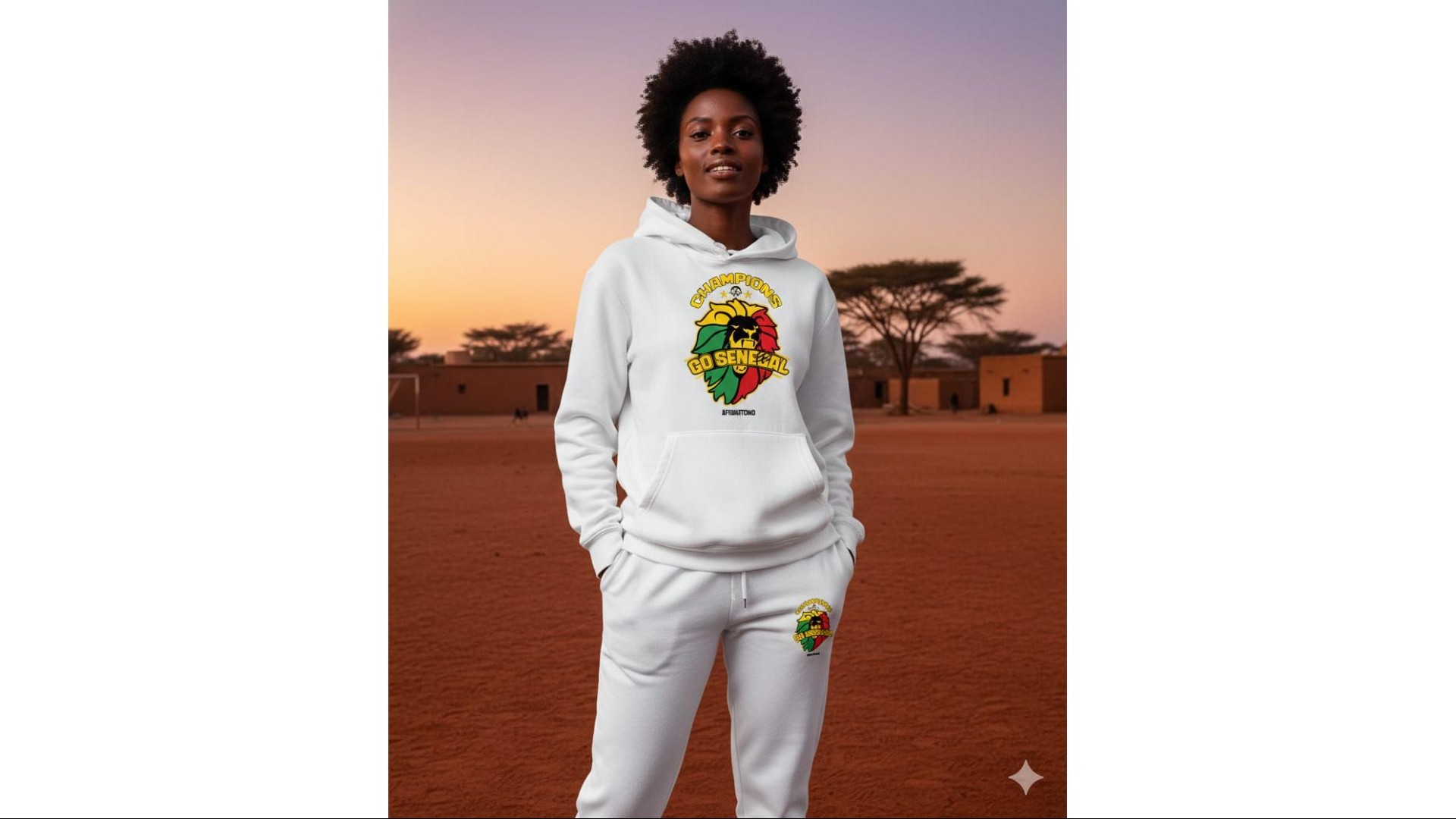 Ensembe jogging adulte Blanc