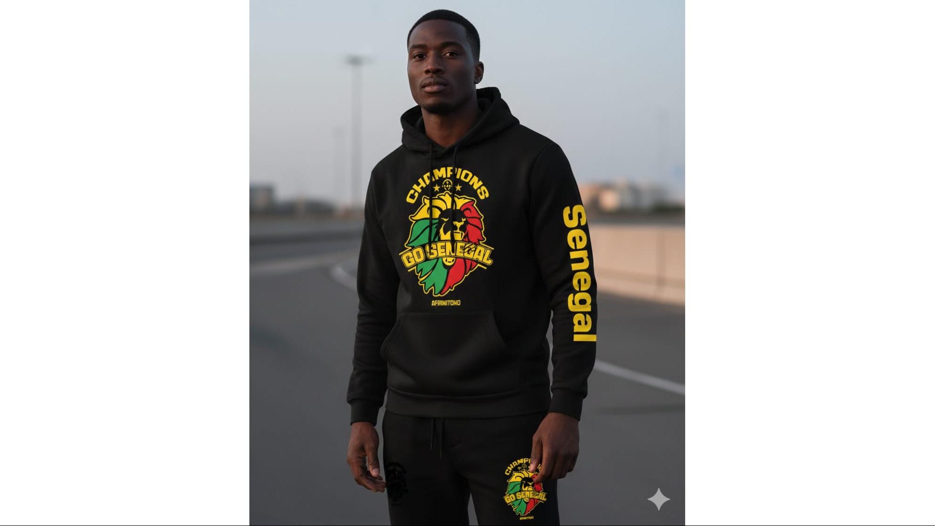 Ensembe jogging adulte Noir